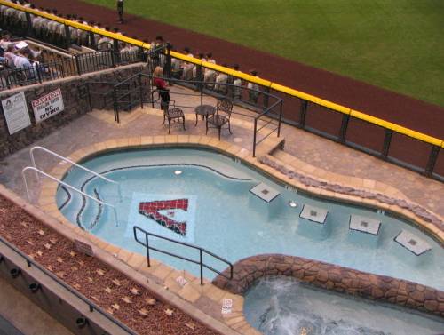 chase field swimming pool. Swimming Pool at Chase Field